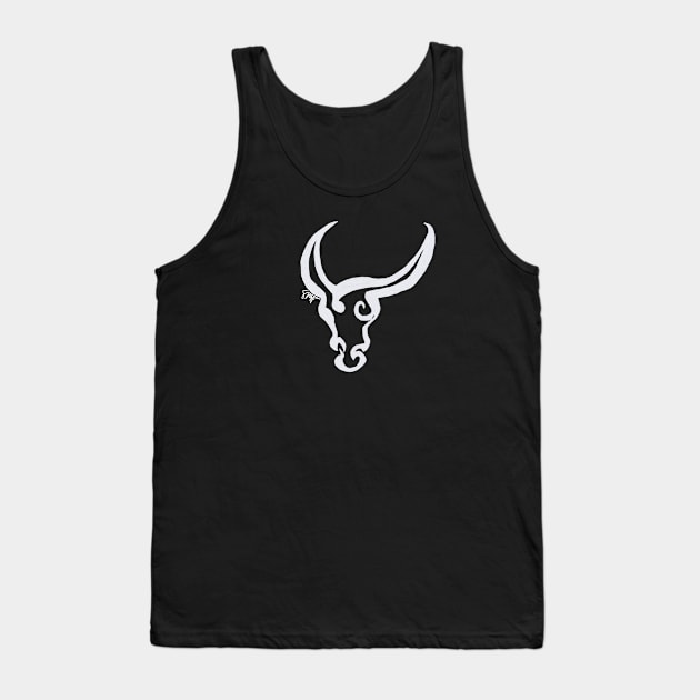 Zodiac - Taurus (neg image) Tank Top by StormMiguel - SMF